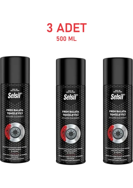 Selsil Fren Balata Temizleme Spreyi 500 ml -3 Adet